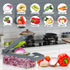 Ourokhome Vegetable Chopper, 12 in 1 Professional Mandoline Slicer for Kitchen, Multifunctional Food Chopper with 8