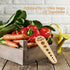Herb Stripper Wooden Vegetable Leaf Remover, Rustic Safe Kitchen Tool for Cooking Gifts