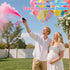 4 Pack Pink Gender Reveal Smoke Bombs for Baby Girl, Color Powder or Dust for Gender Announcement Idea, Baby Shower