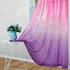 Pink and Purple Curtains for Girls Bedroom Decor, 1 Single Panel Pocket Window Voile Pastel Sheer Ombre Rainbow (63