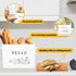 Countertop, 13 7.2 x9.8, E-far Bread Box for Kitchen Metal Bread Storage Container Bin with Bamboo Lid for Cutting