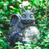 WONDER GARDEN Dragon Statue, Sleeping Dragon Figurines with Solar Light, Outdoor Waterproof Lawn Ornament Decor