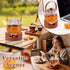 3 Teapot and Food Warmer, Portable Food Warmer for Camping and Traveling, Upgrade to Candles to Increase The Heat