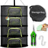 4 Layer 24" Herb Drying Rack Hanging with Garden Pruning Shears, Large