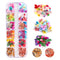 Dried Flowers & Foil Nail Art Kit - 108PCS, 33 Colors, 2 Color Foil, Accessories for Resin Molds