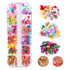 Dried Flowers & Foil Nail Art Kit - 108PCS, 33 Colors, 2 Color Foil, Accessories for Resin Molds