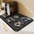 Fun Coffee Mat, 23inx15in Absorbent Bar Mat for Countertops, Anti-Slip Dish Drying Mat for Kitchen Coffee Machines