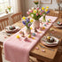 72 inches duduta Pink Faux Fur Table Runner Long, Fluffy Spring Easter Dresser Runner Coffee Table Runner Girls Room