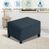 2026 (L:28"-34") ZNSAYOTX Rectangle Ottoman Cover Super Stretch Soft Footrest Slipcover Form Fit, Universal Folding