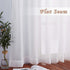 NICETOWN 63 Inch Sheer Curtains for Bedroom Windows, Grommet Casual Voile Window Treatments for Living Room, Ivory, 2