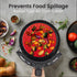 Reusable Air Fryer Liners 3 Pack - 8" Round Silicone Liners for 5-7QT Fryers, Easy to Clean Non-Stick Parchment Paper