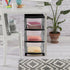 CNEIESD 3-Drawer Transparent Storage Cart Multi-Functional, Portable Home Organization, Black