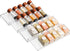 Yieach 4 Pack Adjustable In Drawer Spice Organizer - Expandable From 11" to