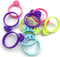 60 Pcs Reusable Pastry Bag Ties, Silicone Decoration Clips for Cake Piping, 15 Each Light Purple, Blue, Pink, Green