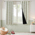 jinchan Blackout Nursery Curtains 63 Inches Long, Bunny Woodland Toile Easter Decor