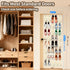 Gisiyunly 40 Closet Over the Door Shoe Organizer with Large Pockets, Multi-Purpose Storage for Shoe and Accessories