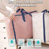 Clear Storage Bags with Zipper - 75L Extra Large Capacity for Closet, Underbed Storage Organizer for Clothes, Bedding