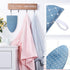 2 Pieces Gloves for Steamer, Waterproof Anti Steam Mitt with Finger Loop for Heat Resistant Ironing Board (Blue, Plaid)