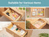 Kootek 28 Pcs Drawer Organizer Set, 4-Size Bathroom Drawer Organizers, Makeup Trays, Vanity Desk Dividers for Kitchen,