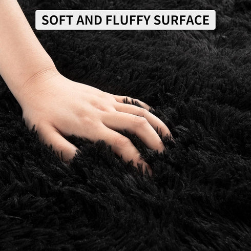 5x7 Tepook Super Soft Fluffy Rugs for Bedroom, Shag Area Rugs for Living Room, Modern Shaggy Rug Fuzzy Carpets