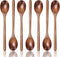 7PCS Wooden Spoons for Cooking, 9.3 Inch Large Ladles for Pasta, Mixing, Stirring, Baking, Cooking Utensils Set
