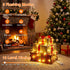 6 Pack 7ft 20LED Dimmable Rechargeable Fairy Lights with Remote & DIY Timer, Silver Wire String Light for Mason Jar