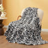 Cozy Bliss Leopard Print Fuzzy Throw Blanket for Bed & Couch, Thick