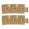 6 Packs Hair Tie Favors for Bridesmaids, Bachelorette Party & Bridal Shower Gifts (Gold)