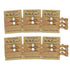 6 Packs Hair Tie Favors for Bridesmaids, Bachelorette Party & Bridal Shower Gifts (Gold)