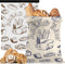 2 Pcs Bread Bags for Homemade Maker Gift Zipper Reusable Beeswax Bread