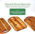 Acacia Wood Cutting Board with Juice Groove, Grip Handle for Meat, Vegetables, and Cheese, Knife Friendly