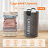 Lifewit 120L 2-Pack Large Laundry Basket, Collapsible Hamper, Waterproof, Grey