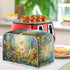 Butterfly Vibrant Floral Print Toaster Cover - Quilted Cover for 2 Slice & 4 Slice Toasters