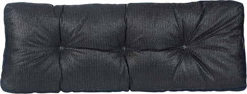 35 Inches, Klear Vu The Gripper Non-Slip Tufted Bench Cushion for Indoor Furniture, Assembled in USA, Entryway Storage