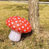 3Pcs 3D Large Mushroom Paper Lanterns for Jungle Wonderland Themed Birthday Party Decor Mushroom Ornament for Baby
