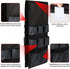 Mini Fridge Caddy Organizer Storage Bag, Over The Fridge Storage with 15 Extra Large Pockets for Daily Stuff (Black)