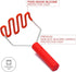 Jell-Cell Potato Masher, Silicone Protect Body with Premium Stainless Steel for Smooth Mashed Potatoes, Red
