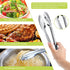 Stainless Steel Kitchen Tongs Set - 7 Inch Metal Tongs for Cooking, Salad, Grilling, Barbecue, 18 Pieces