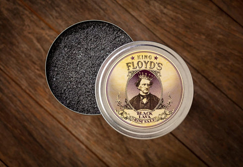 Rimming Rimming 4.0 oz King Floyd's Black Lava Salt, A+ Designer Salt, Dress up your Margaritas and Palomas with this