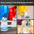 Febwind 2 Pcs Laundry Detergent Cup Holder Fabric Softener Drip Catcher Soap Holder Tray Cup Stand Container Laundry