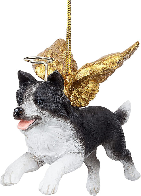 ANGEL BORDER COLLIE ORNAMENT