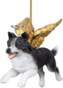 ANGEL BORDER COLLIE ORNAMENT