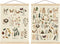 Boat Wades Numbers Animals Alphabet Poster Hanger Frame Set of 2, Forest