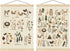 Boat Wades Numbers Animals Alphabet Poster Hanger Frame Set of 2, Forest