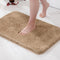 MIULEE Non Slip Bathroom Rug Bath Mats, 20x30 Light Brown, Absorbent Thick Soft Microfiber, Machine Washable