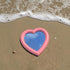 BinaryABC Heart Makeup Mirror - Cosmetic Mirror Wall Desktop Mirror for Bedroom (Pink)