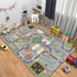 KEBEXXY Room,47X63Inch/120X160CM Kids Rug Play Mat Great for Playing with Cars and Toys,Educational Kid Road