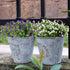 RECUTMS Artificial Flowers, Fake Boxwood Outdoor UV Resistant Plants, Eucalyptus Greenery Shrubs for Home Garden