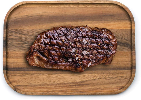 Ironwood Gourmet Small Steak Board, 7.5 x 10.5 x 0.5 inches, Brown