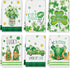 Zubebe 6 Pcs St. Patrick's Day Kitchen Towel Irish Lucky Shamrock Watercolor Gnome Dish Towels